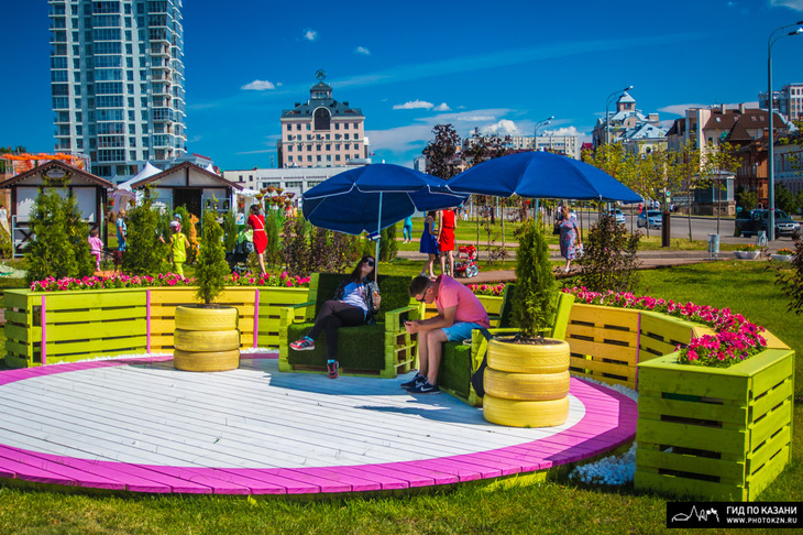 Куда сходить с ребенком в Казани: Цветочный фестиваль 2016