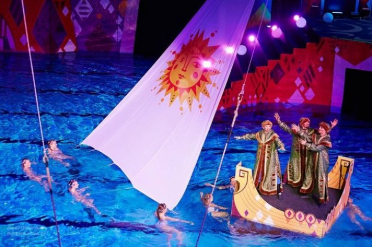 Шоу на воде Марии Киселевой - Сказка о царе Салтане
