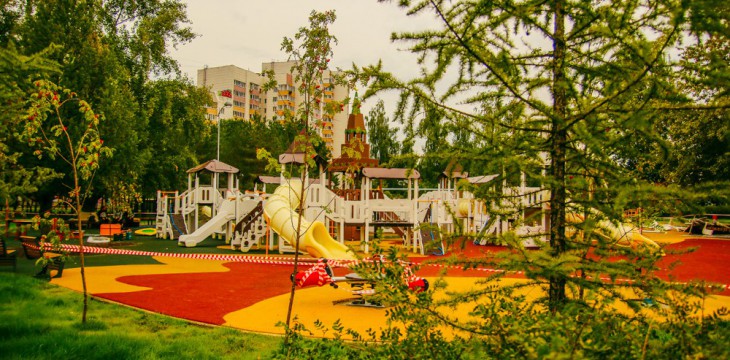 В столице Татарстана появился детский парк, состоящий из «континентов»
