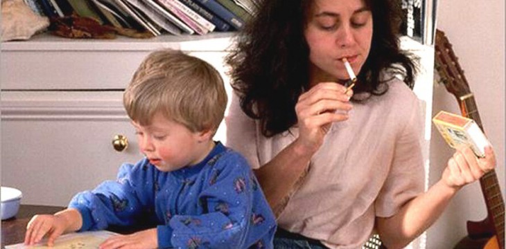 Курение передается детям от родителей по наследству