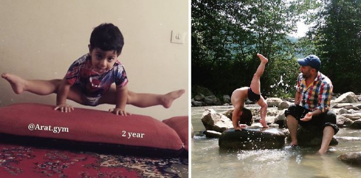 Двухлетний гимнаст поразил мир своими трюками и стал звездой Инстаграма