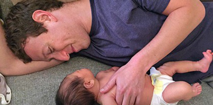 Марк Цукерберг выложил в Facebook фото свой новорожденной дочери